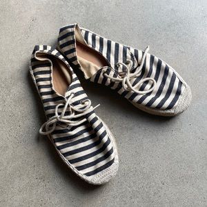 JCREW Stripped Espadrilles Shoes